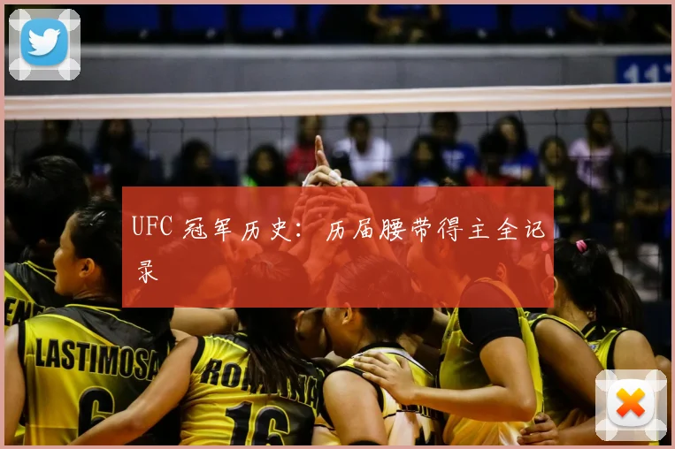 UFC 冠军历史：历届腰带得主全记录